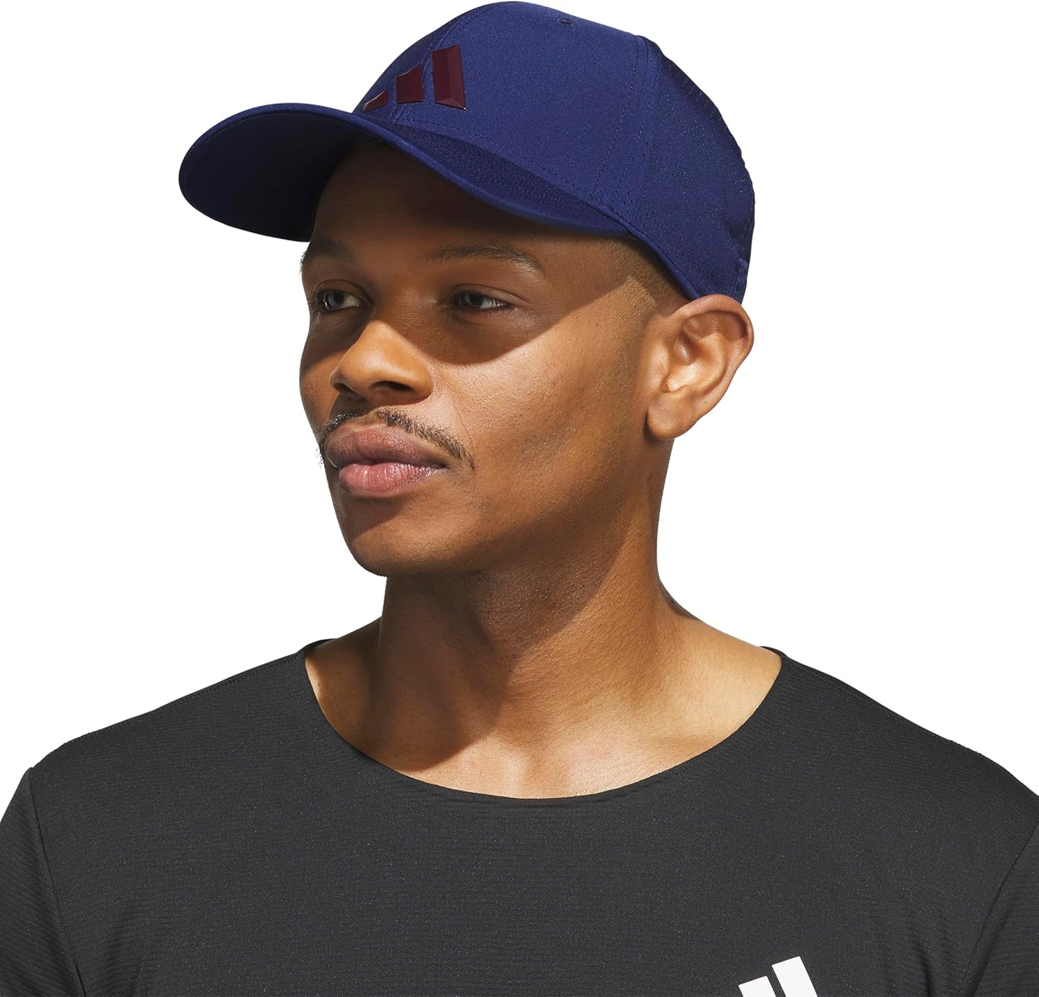 image:imageadidas Gameday Structured Stretch Fit Hat 40Dark BlueActive Maroon5