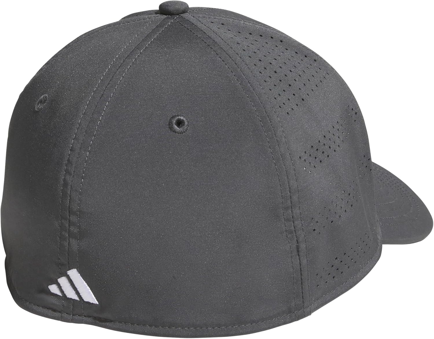 image:imageadidas Gameday Structured Stretch Fit Hat 40Grey SixWhite5