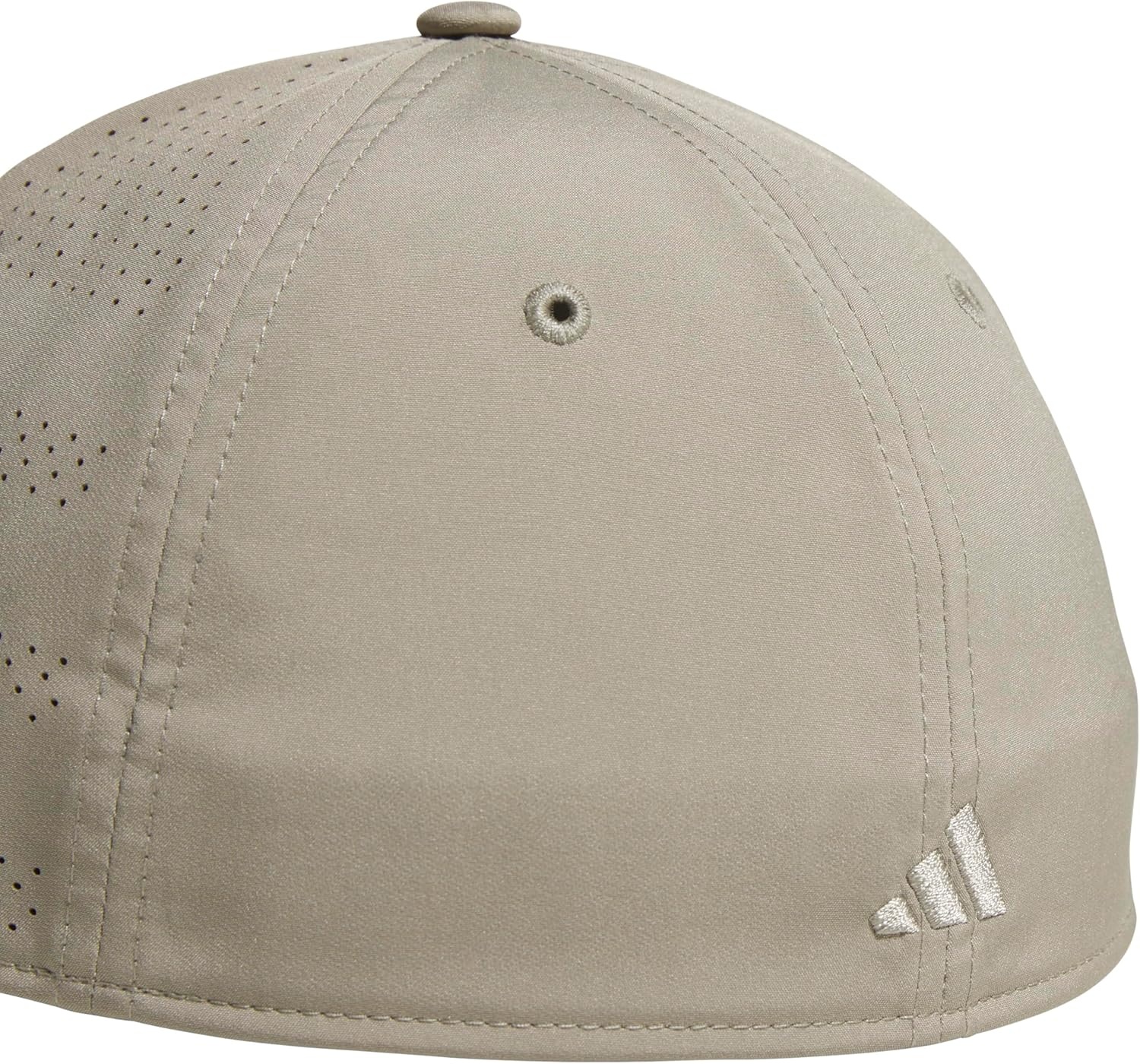 image:imageadidas Gameday Structured Stretch Fit Hat 40Silver Pebble GreyFeather Grey5