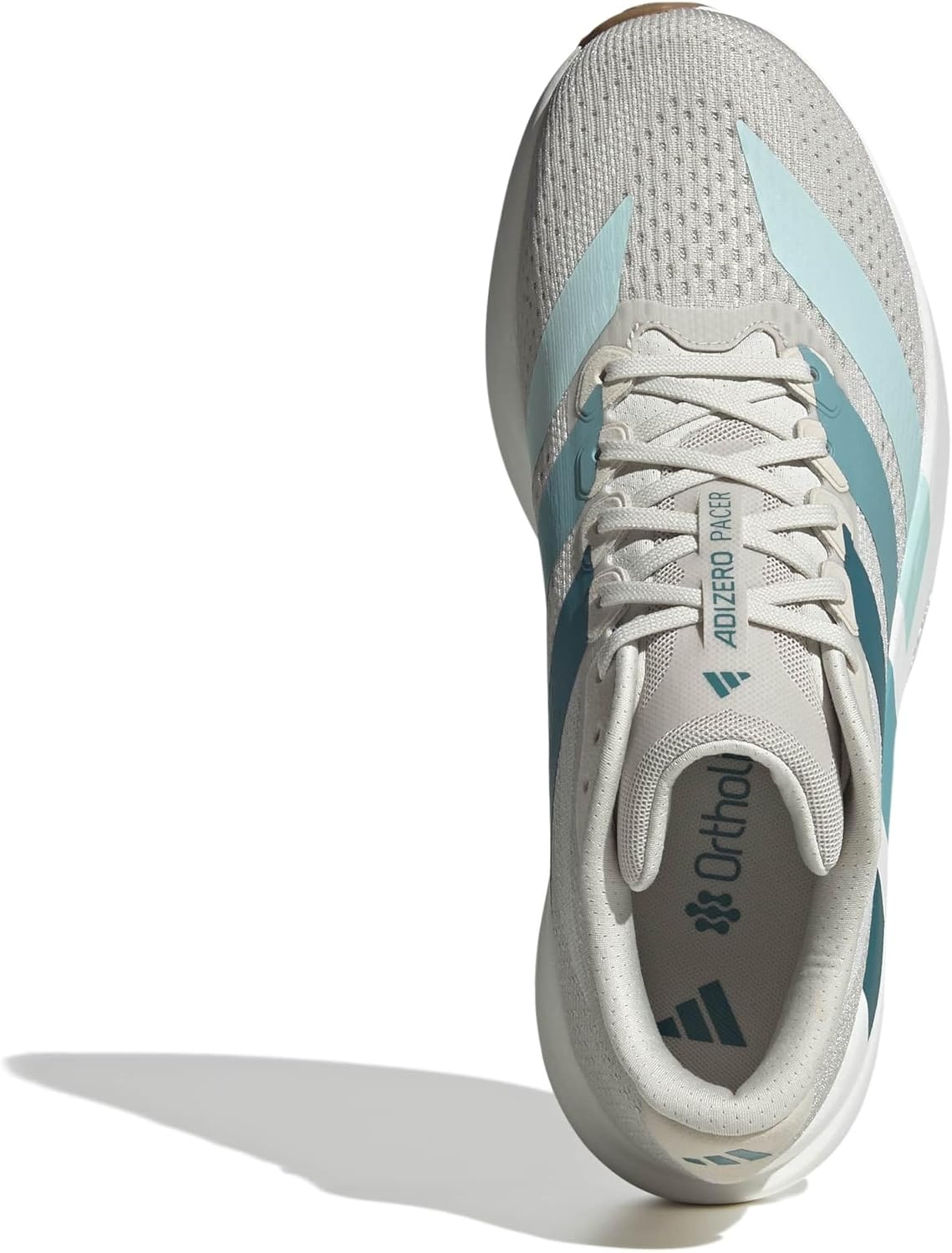 image:imageadidas Mens Adizero Pacer Running ShoeAluminaArctic FusionWhite