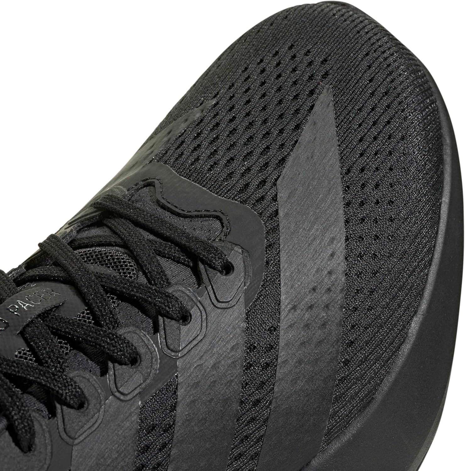 image:imageadidas Mens Adizero Pacer Running ShoeBlackBlackCarbon