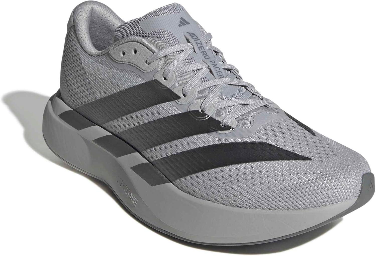 image:imageadidas Mens Adizero Pacer Running ShoeGreyIron MetallicDark Grey