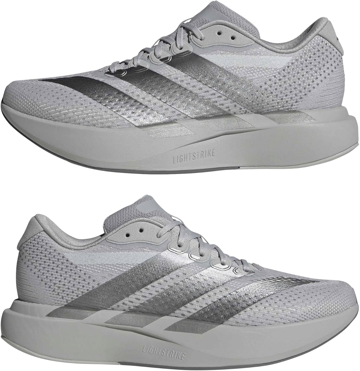 image:imageadidas Mens Adizero Pacer Running ShoeGreyIron MetallicDark Grey