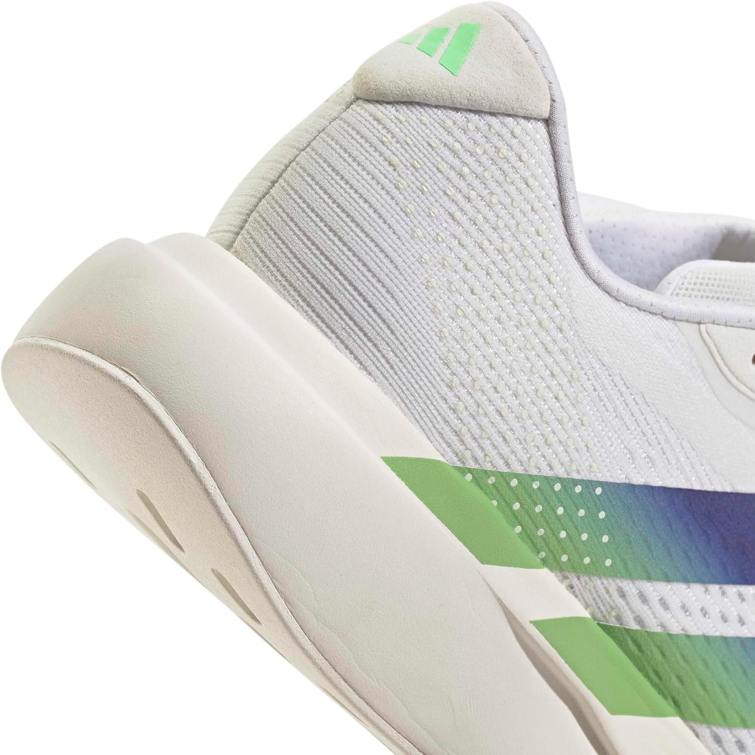 image:imageadidas Mens Adizero Pacer Running ShoeWhiteBeam GreenNight Flash