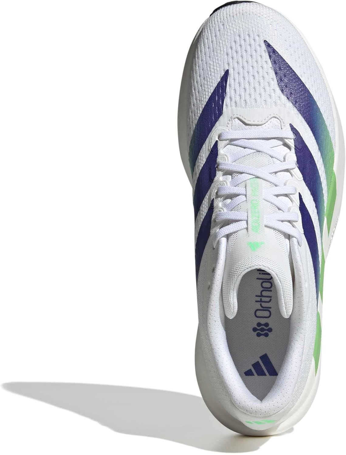 image:imageadidas Mens Adizero Pacer Running ShoeWhiteBeam GreenNight Flash