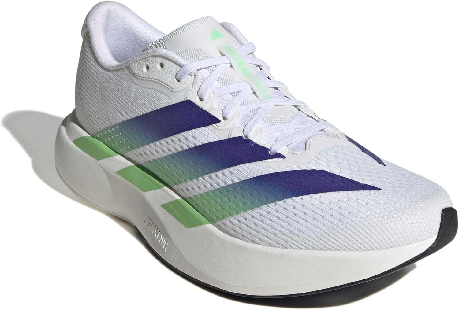 image:imageadidas Mens Adizero Pacer Running ShoeWhiteBeam GreenNight Flash