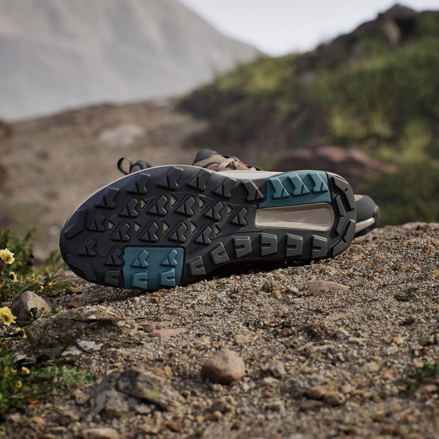image:imageadidas Mens Terrex Anylander Hiking ShoesCardboardBlanch CargoShadow Olive