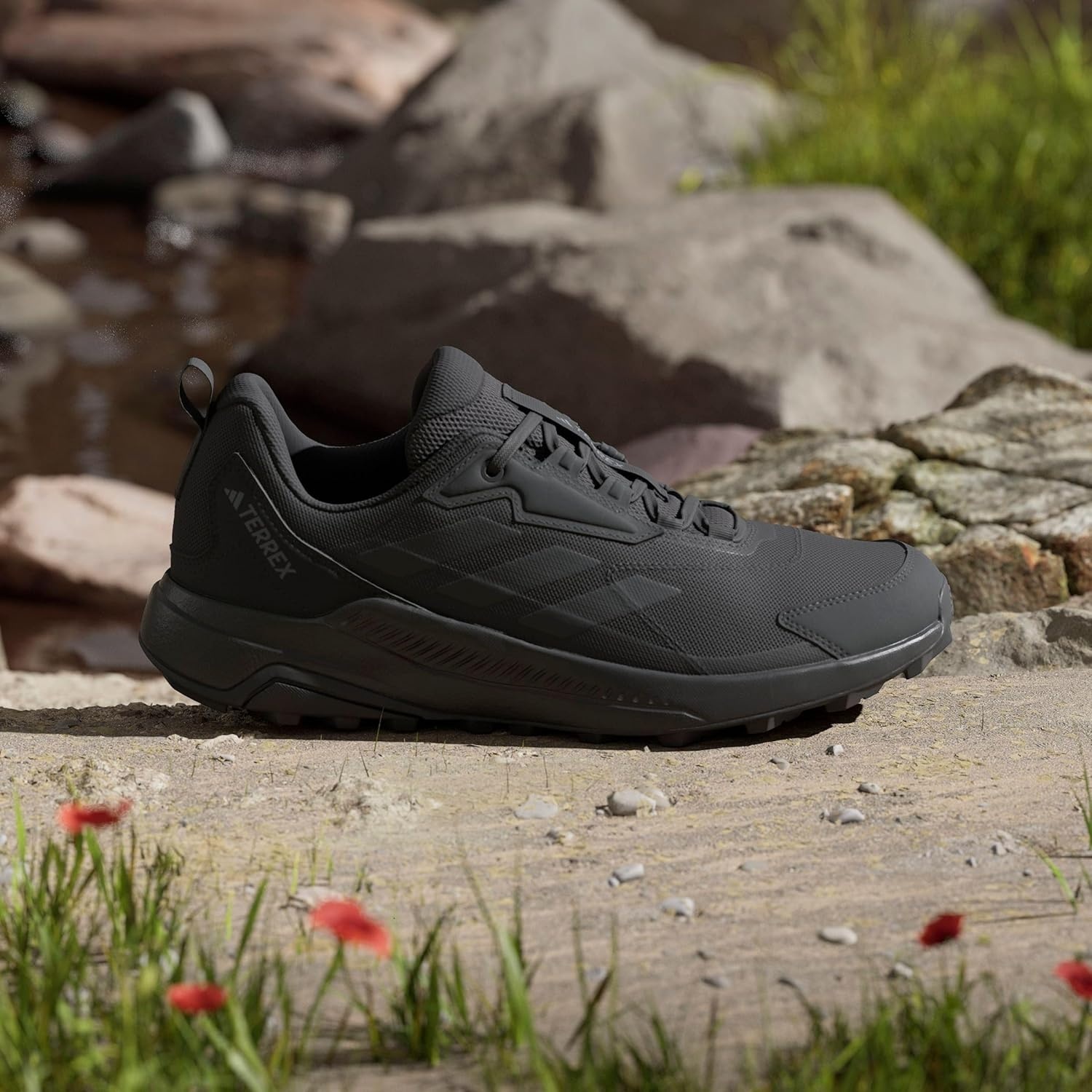 image:imageadidas Mens Terrex Anylander Hiking ShoesCore Black Core Black Grey Four