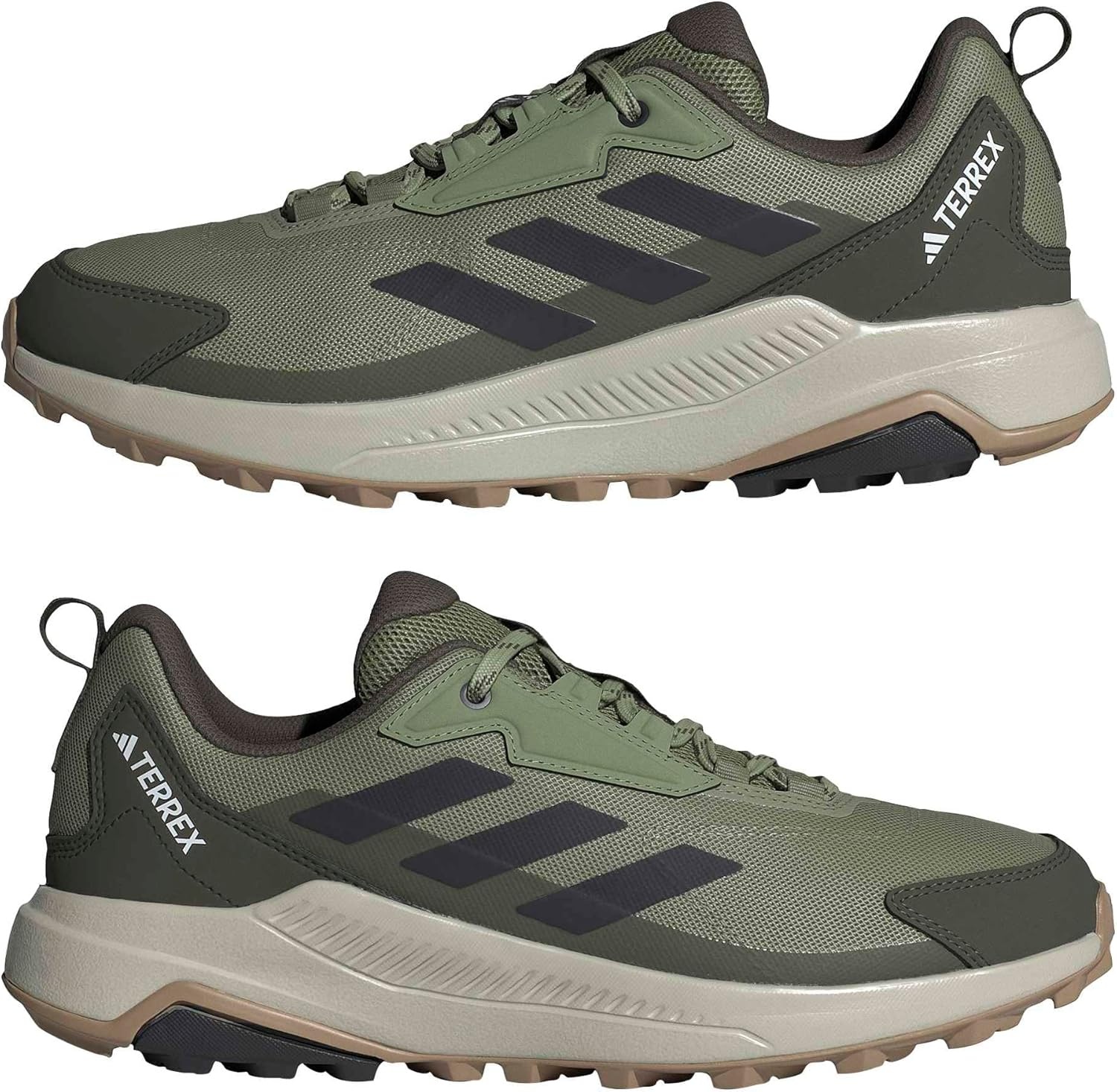 image:imageadidas Mens Terrex Anylander Hiking ShoesTent GreenCarbonOlive Strata