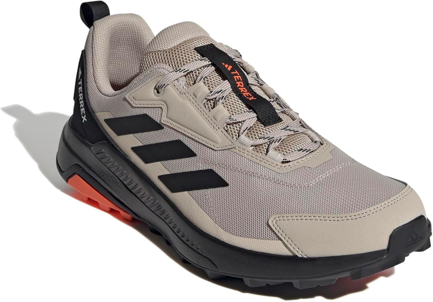 image:imageadidas Mens Terrex Anylander Hiking ShoesWonder BeigeBlackSemi Impact Orange