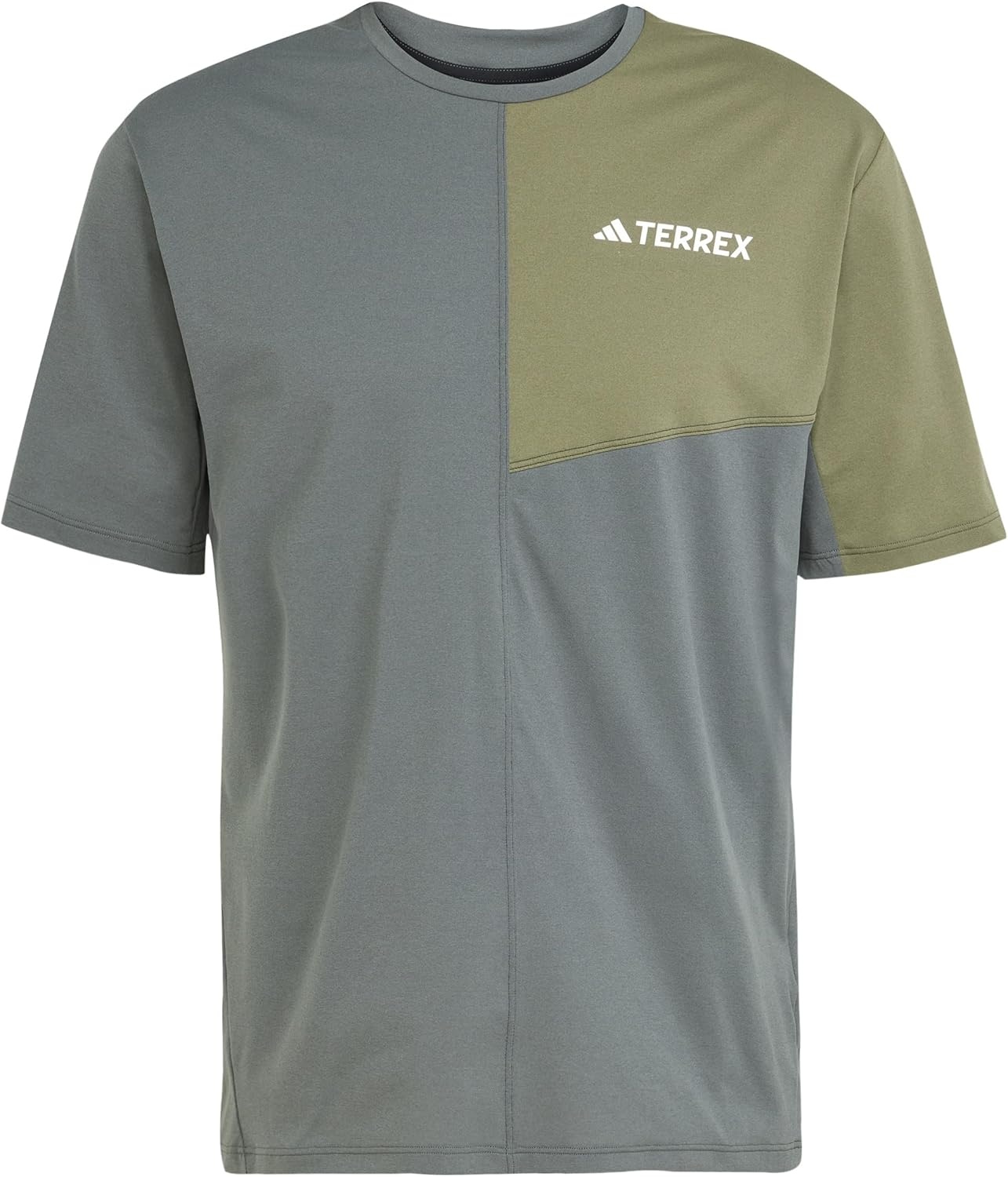 image:imageadidas Mens Terrex Multi Climacool Crew Neck Short Sleeve Athletic Casual Tops Casual BlueIvy
