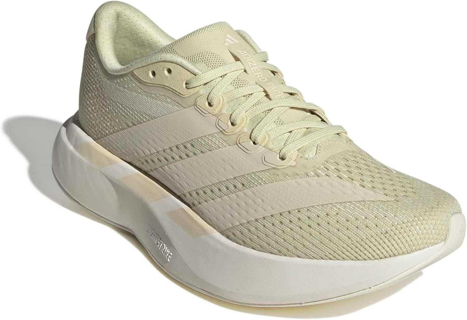 image:imageadidas Womens Adizero Pacer Running ShoeDual YellowWarm VanillaOff White