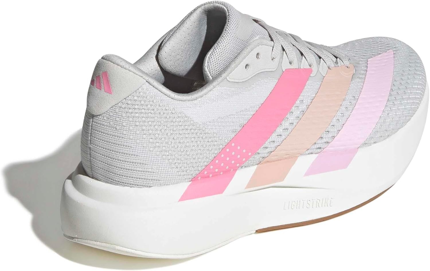 image:imageadidas Womens Adizero Pacer Running ShoeGreyBliss PinkWhite