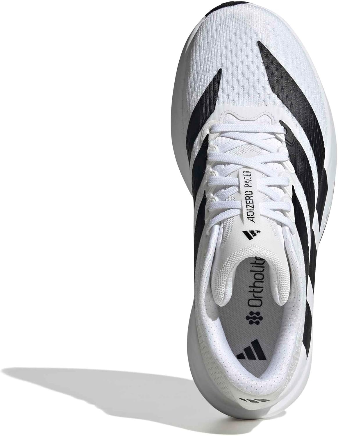 image:imageadidas Womens Adizero Pacer Running ShoeWhiteBlackCrystal White