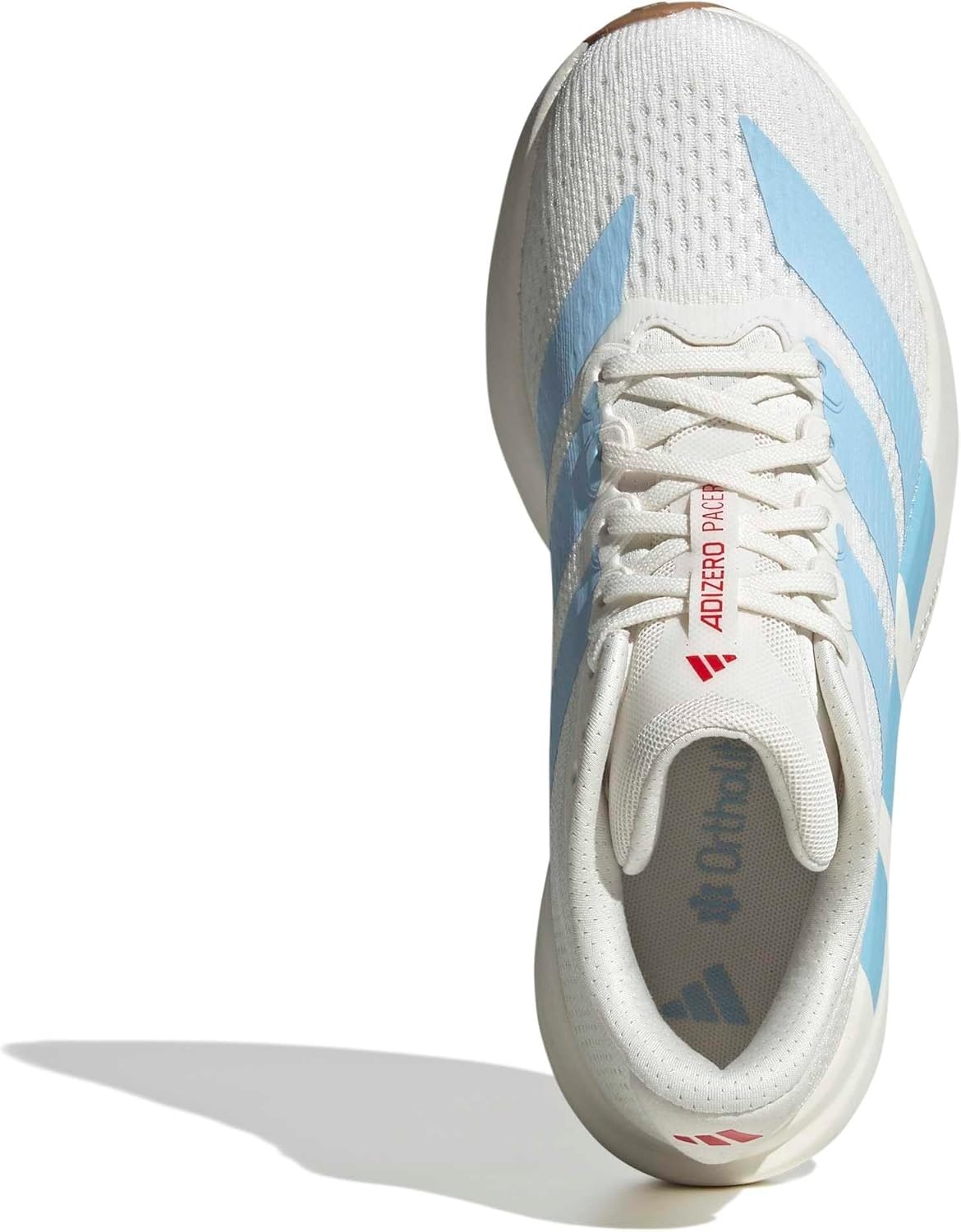 image:imageadidas Womens Adizero Pacer Running ShoeWhiteClear SkyPure Ruby
