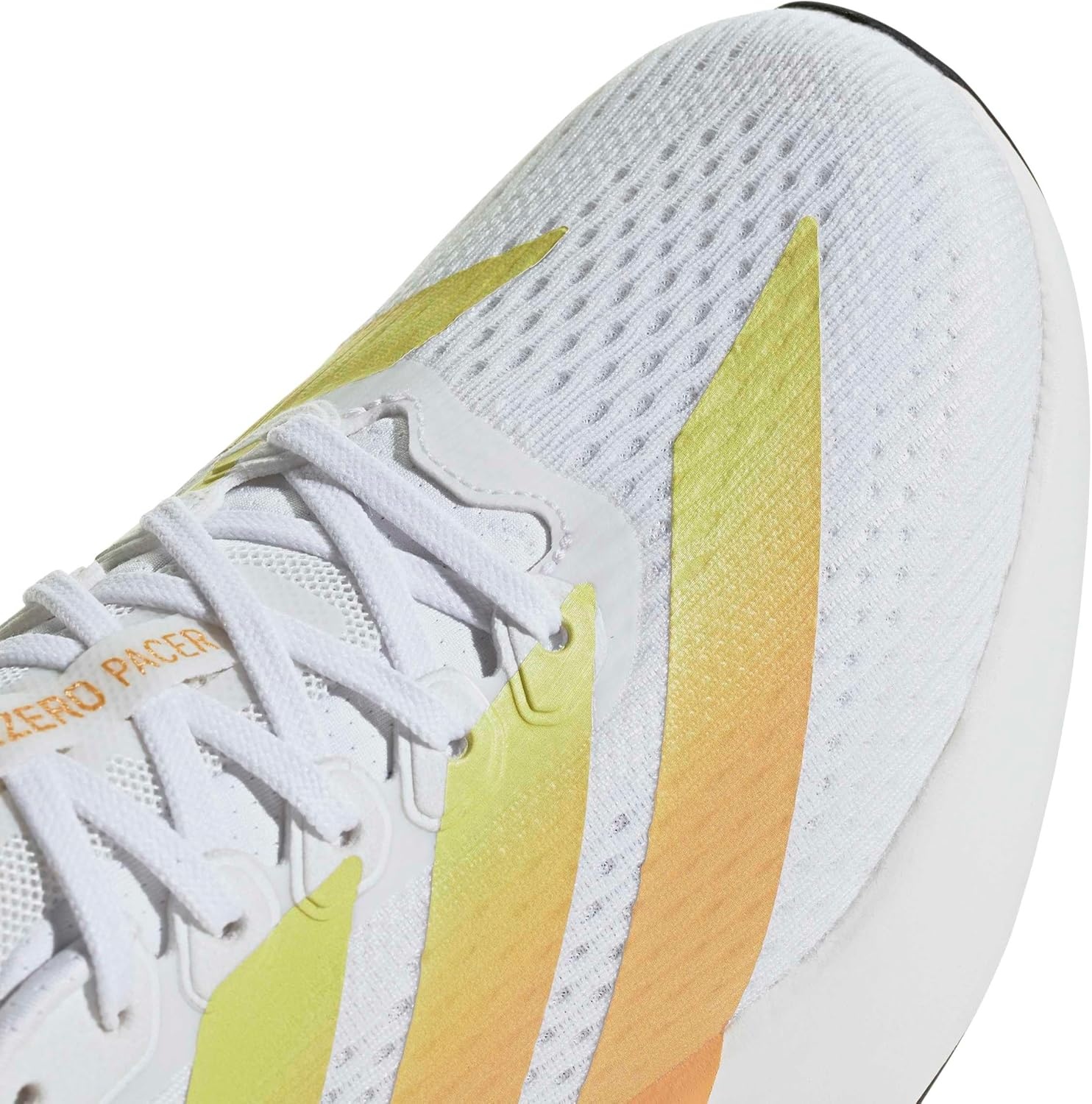 image:imageadidas Womens Adizero Pacer Running ShoeWhiteYellow TintIce Tangerine
