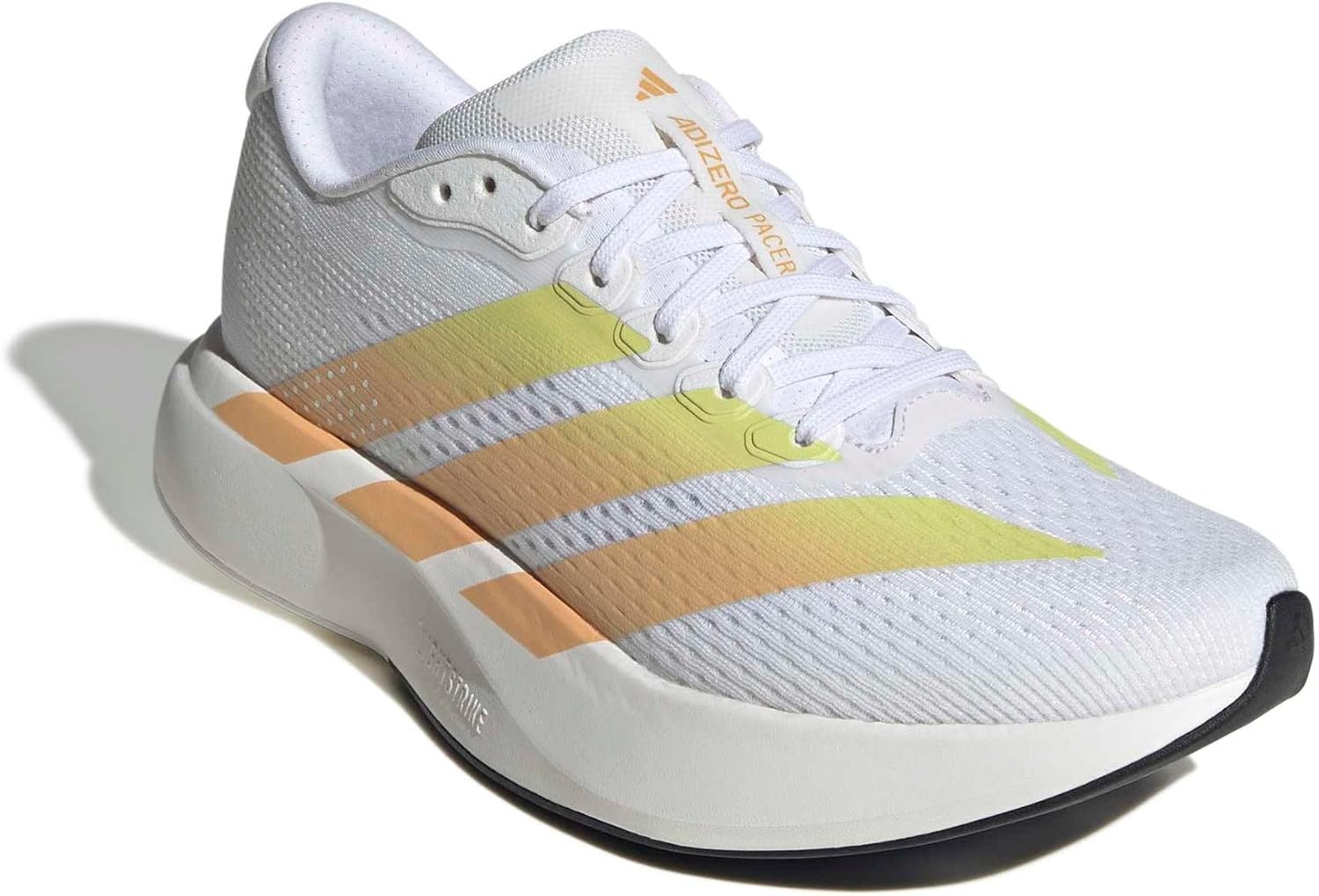 image:imageadidas Womens Adizero Pacer Running ShoeWhiteYellow TintIce Tangerine