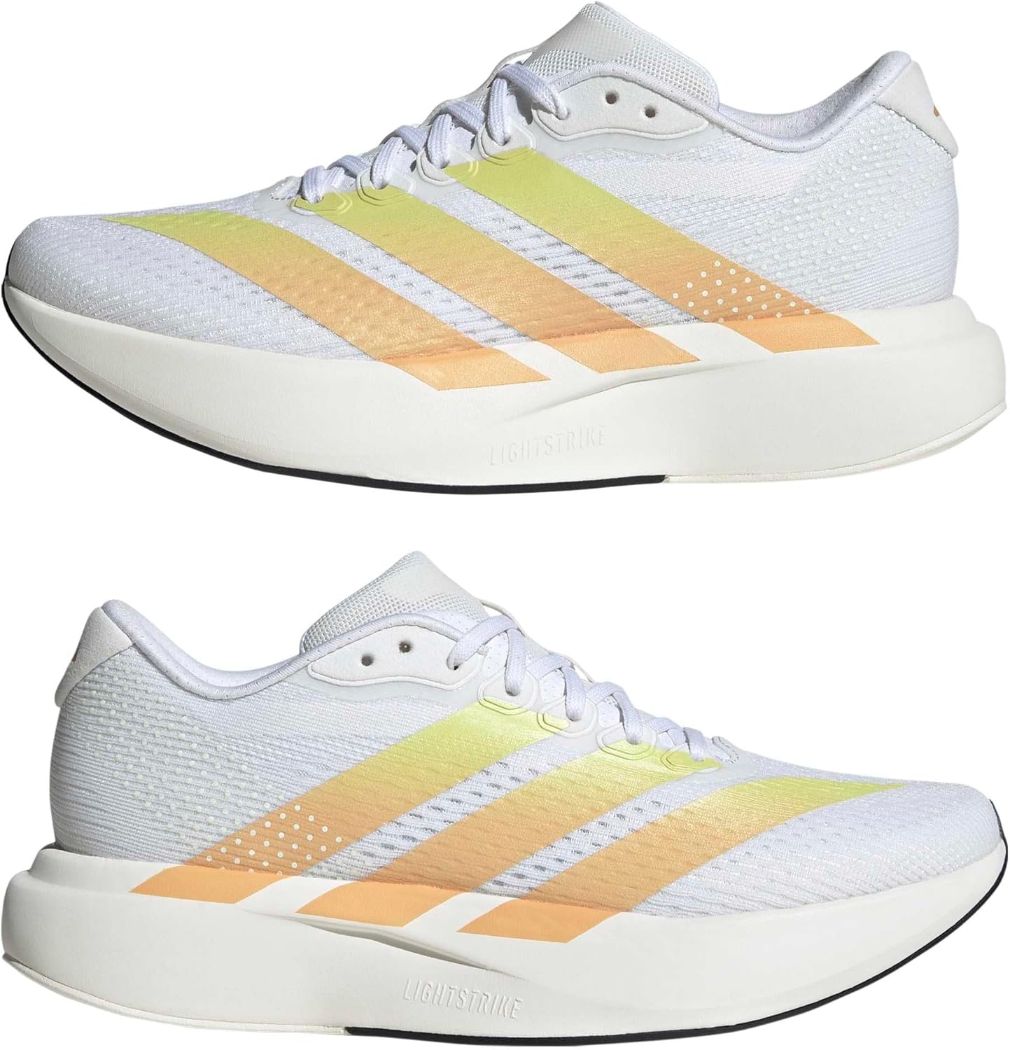 image:imageadidas Womens Adizero Pacer Running ShoeWhiteYellow TintIce Tangerine