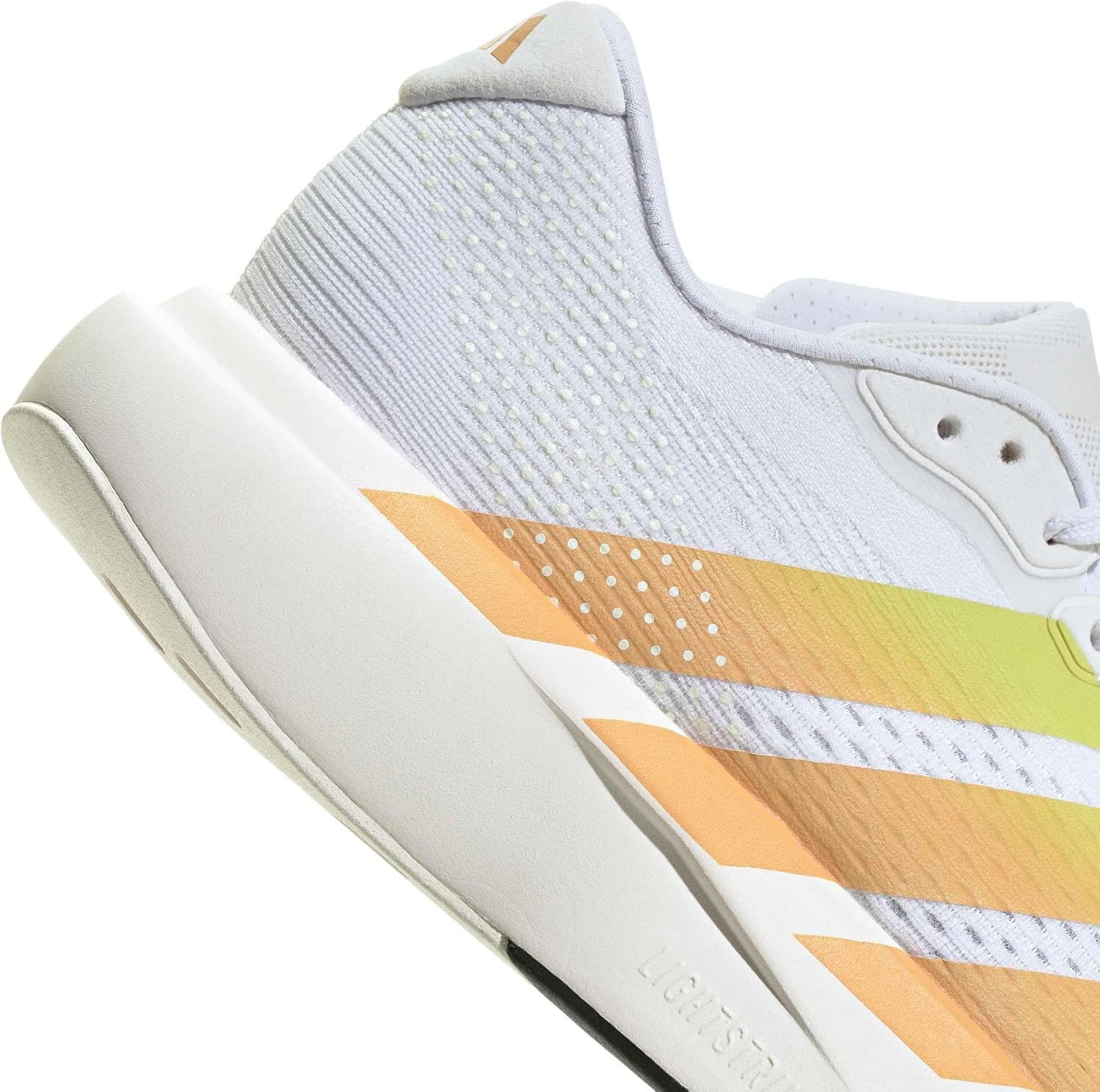 image:imageadidas Womens Adizero Pacer Running ShoeWhiteYellow TintIce Tangerine