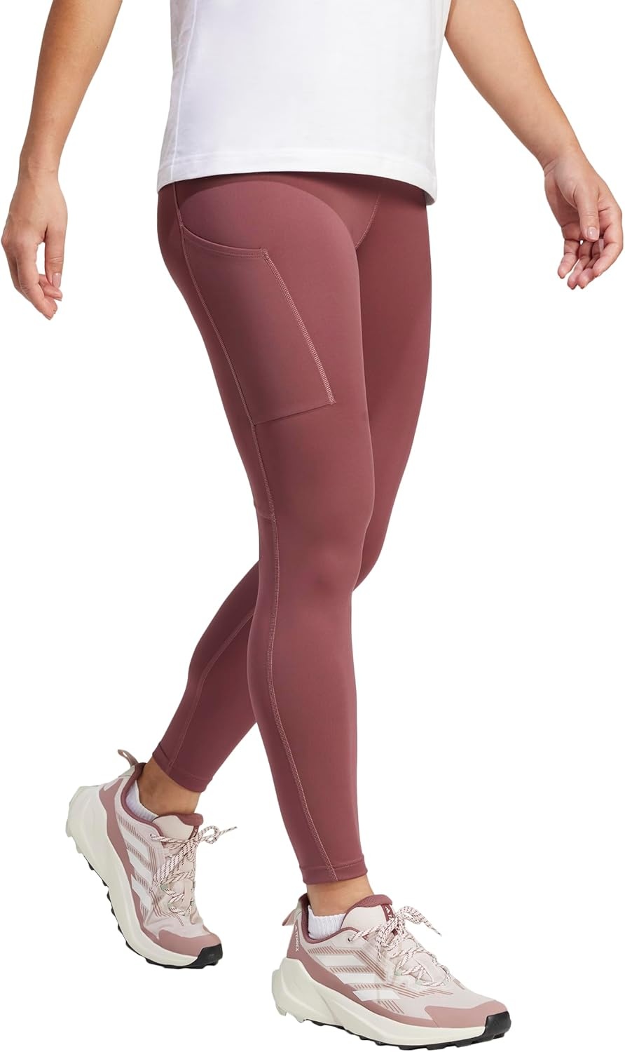 image:imageadidas Womens Terrex Multi Hiking TightsQuiet Crimson