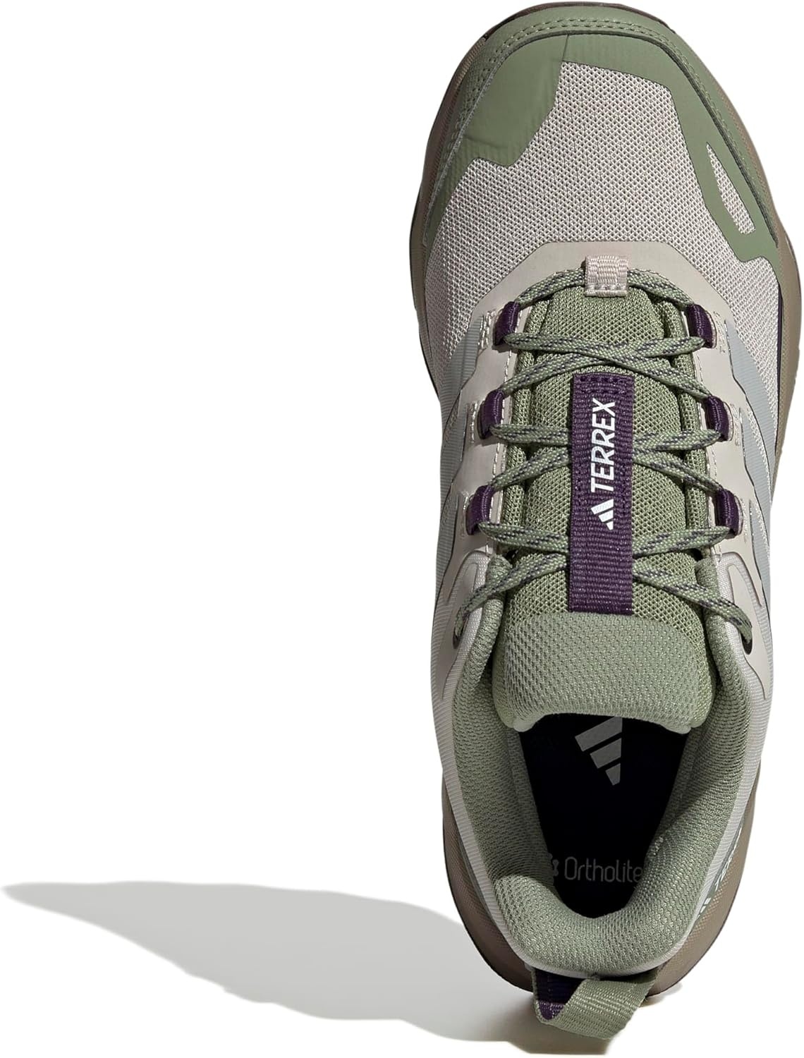 image:imageadidas Womens Terrex Skychaser Ax5 Hiking Hiking Sneakers Shoes Brown GreyWonder AluminaGreyTent Green