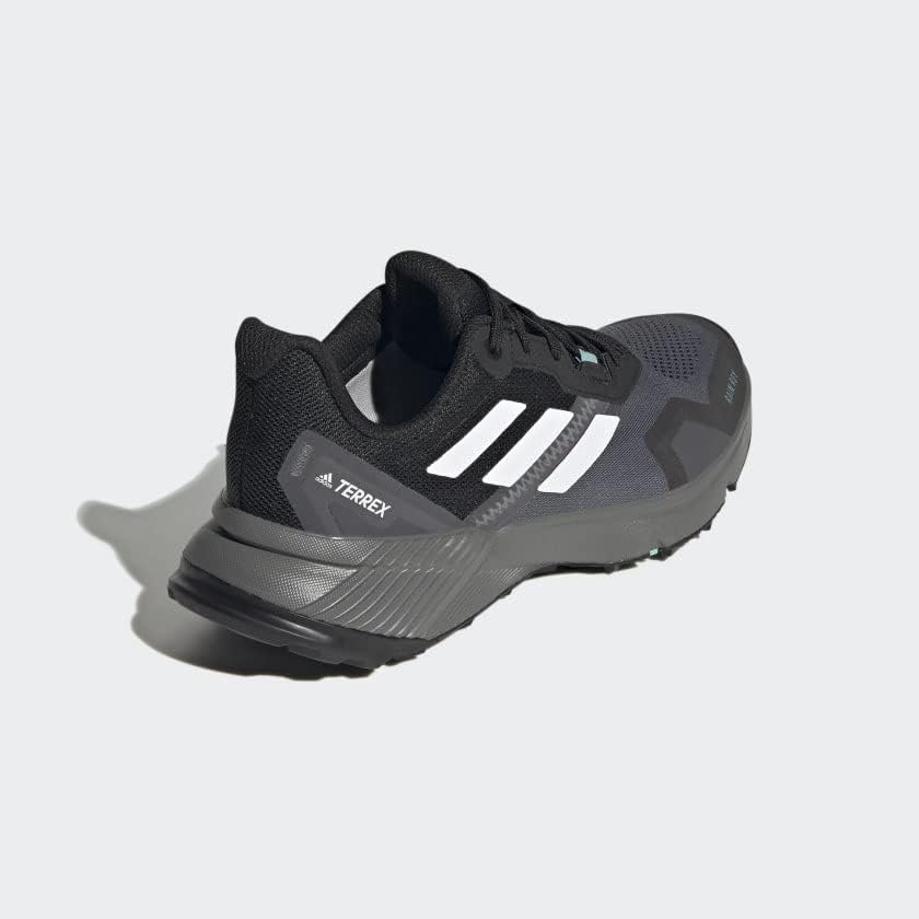 image:imageadidas Womens Terrex Soulstride Rainrdy Trail Running ShoesBlackCrystal WhiteMint Ton