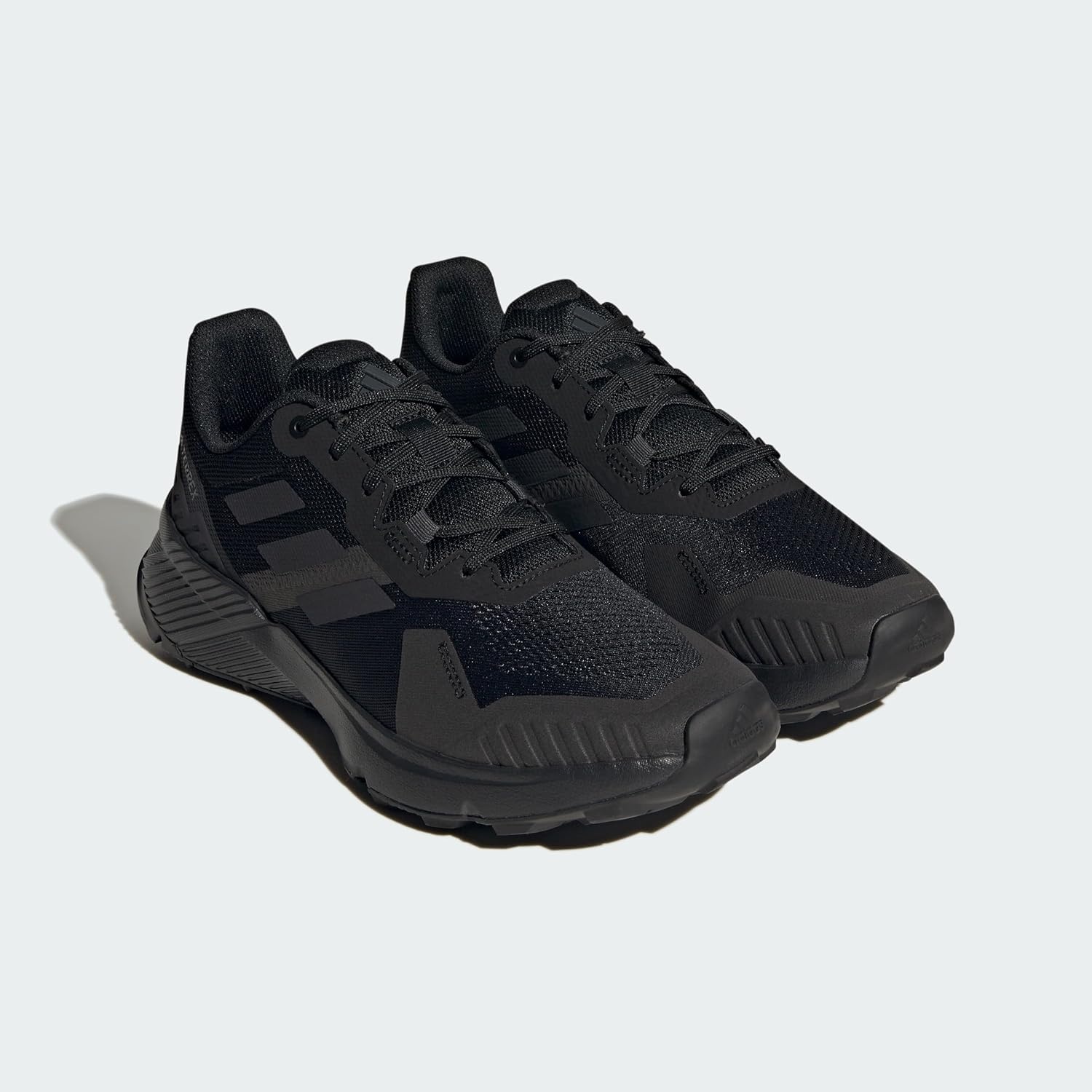 image:imageadidas Womens Terrex Soulstride Rainrdy Trail Running ShoesCore Black Carbon Grey Six