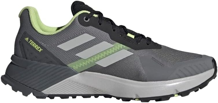 image:imageadidas Womens Terrex Soulstride Rainrdy Trail Running ShoesGreyGreyPulse Lime