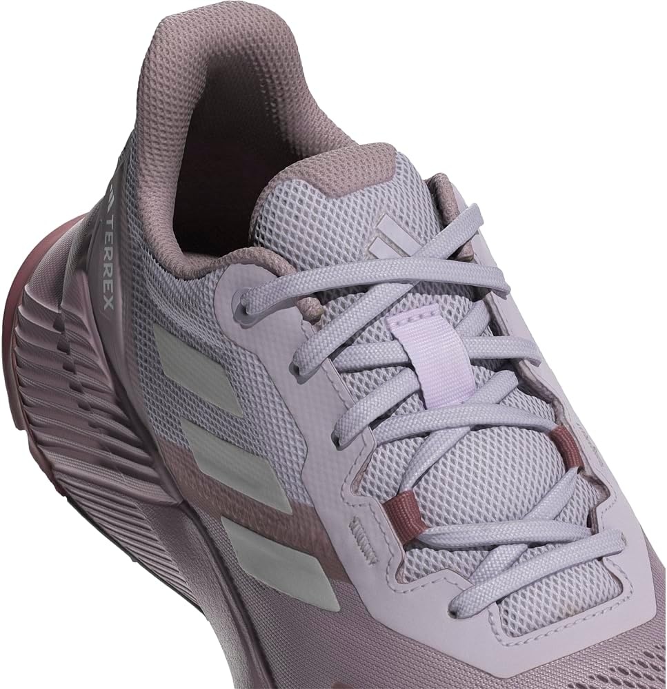 image:imageadidas Womens Terrex Soulstride Rainrdy Trail Running ShoesPreloved FigGreyQuiet Crimson