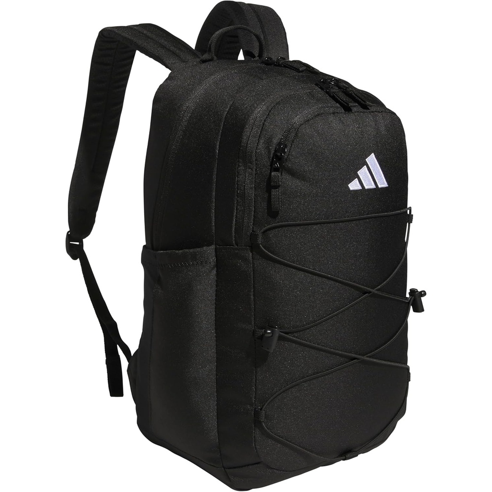 image:imageadidas Amplifier Backpack for Laptop School and Gym 28LBlackWhiteBungie