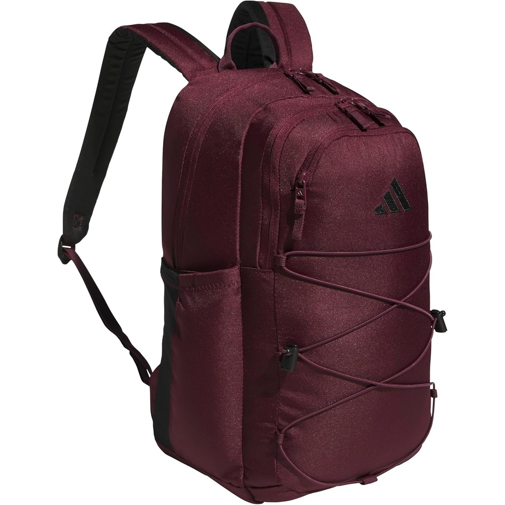 image:imageadidas Amplifier Backpack for Laptop School and Gym 28LMaroonBlackBungie