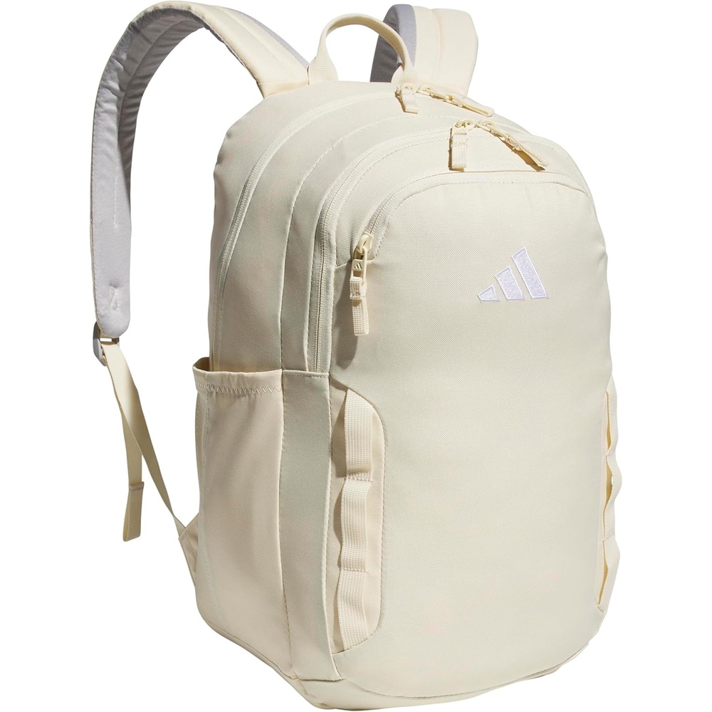 image:imageadidas Amplifier Backpack for Laptop School and Gym 28LWarm Vanilla YellowWhiteRegular