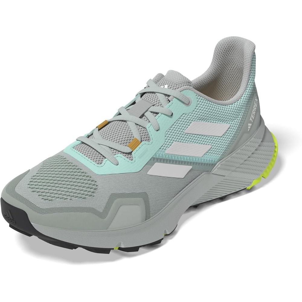 image:imageadidas Womens Terrex Soulstride Rainrdy Trail Running ShoesSemi Flash AquaCrystal WhiteWonder Silver