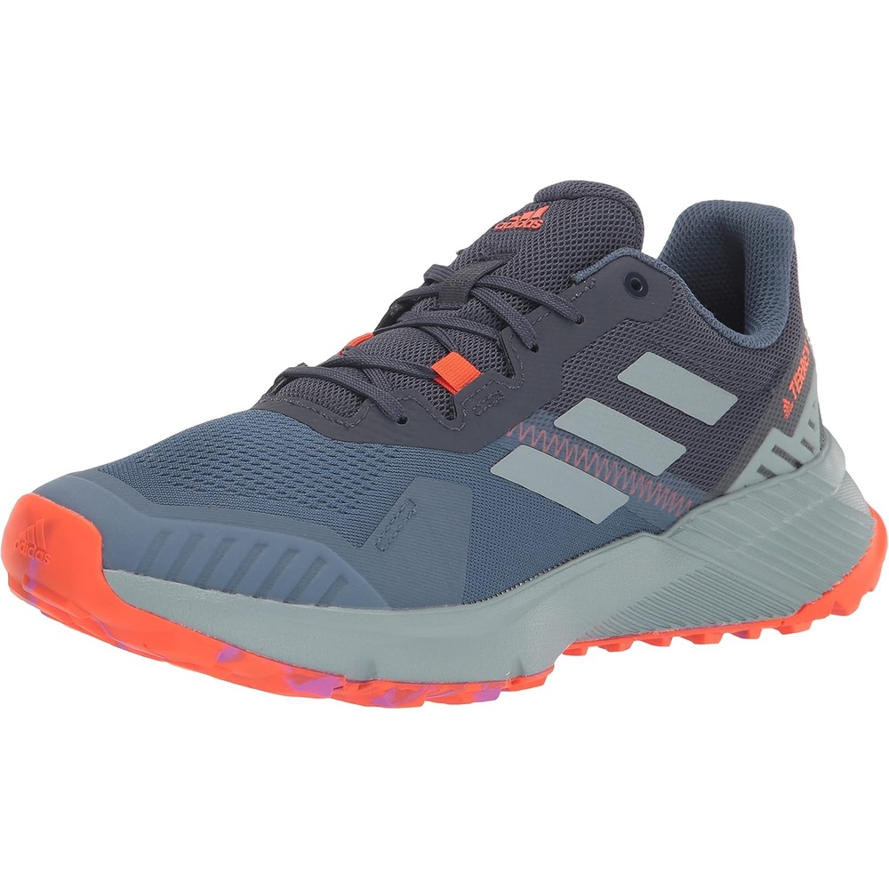 image:imageadidas Womens Terrex Soulstride Rainrdy Trail Running ShoesWonder SteelMagic Grey MetallicImpact Orange