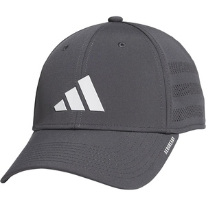 adidas Gameday Structured Stretch Fit Hat 4.0(Grey Six/White/4)