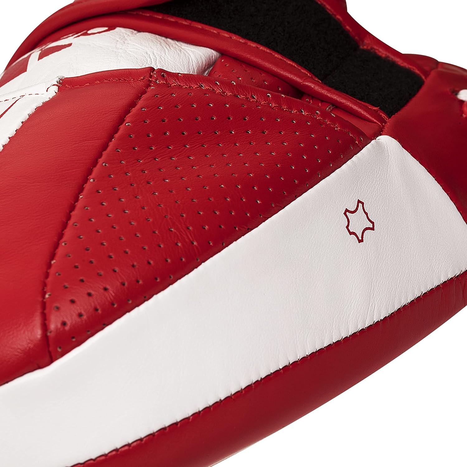 image:imageadidas Speed Micro Air Focus Mitts for Boxing Kickboxing Coaching and Training for Men Women Unisex BlackRedGoldRedWhite Standard SizeRedWhite